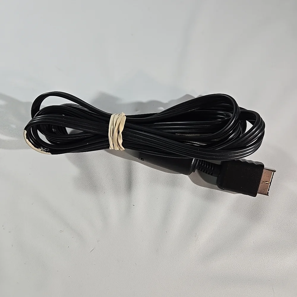 Sony Playstation 1 & 2 PS1 PS2 AV Composite Cable with Red and White RCA Plugs - Picture 6 of 8